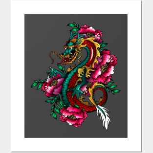 Colorful Dragon Posters and Art